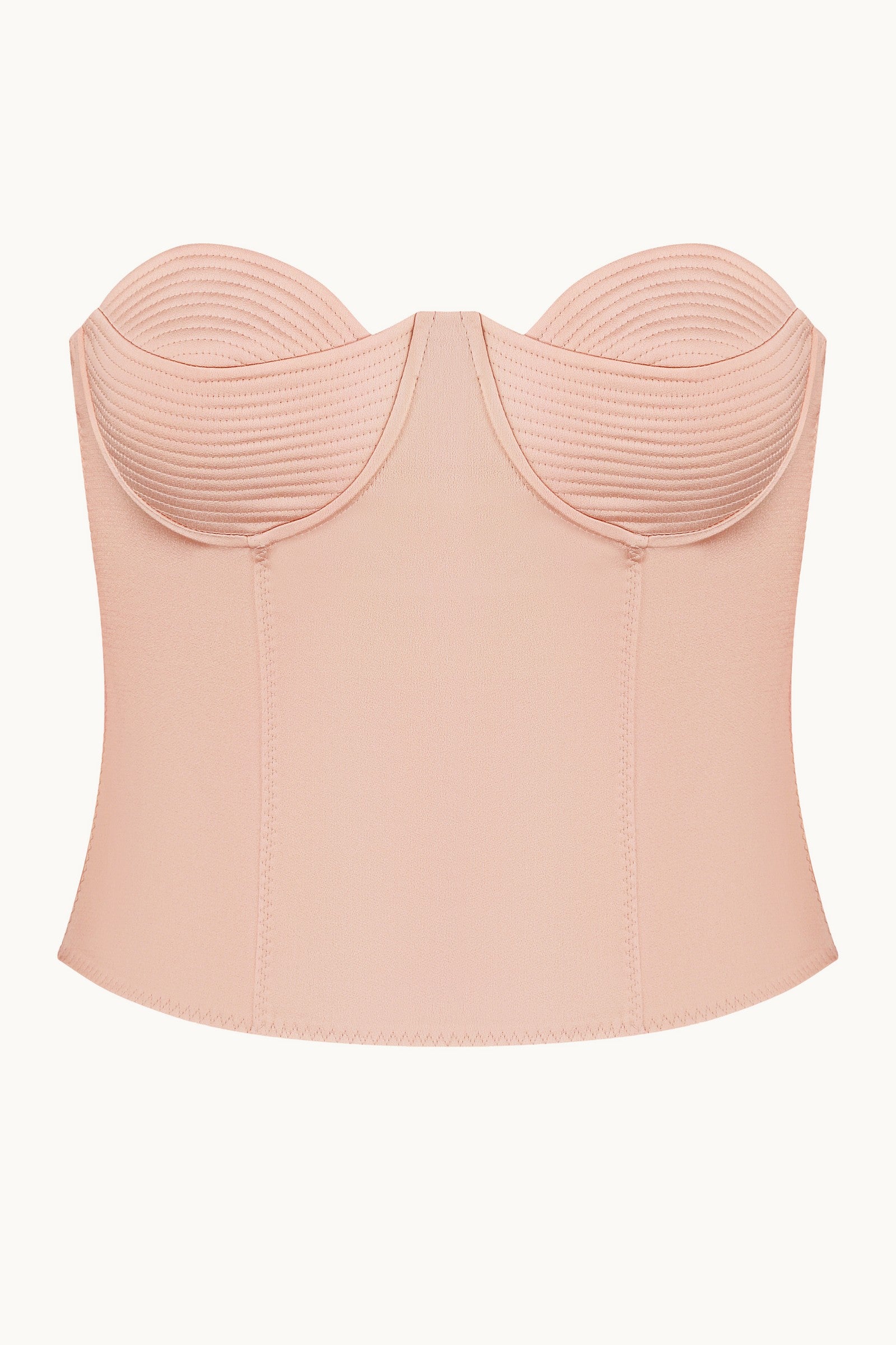 Raya peach top front view