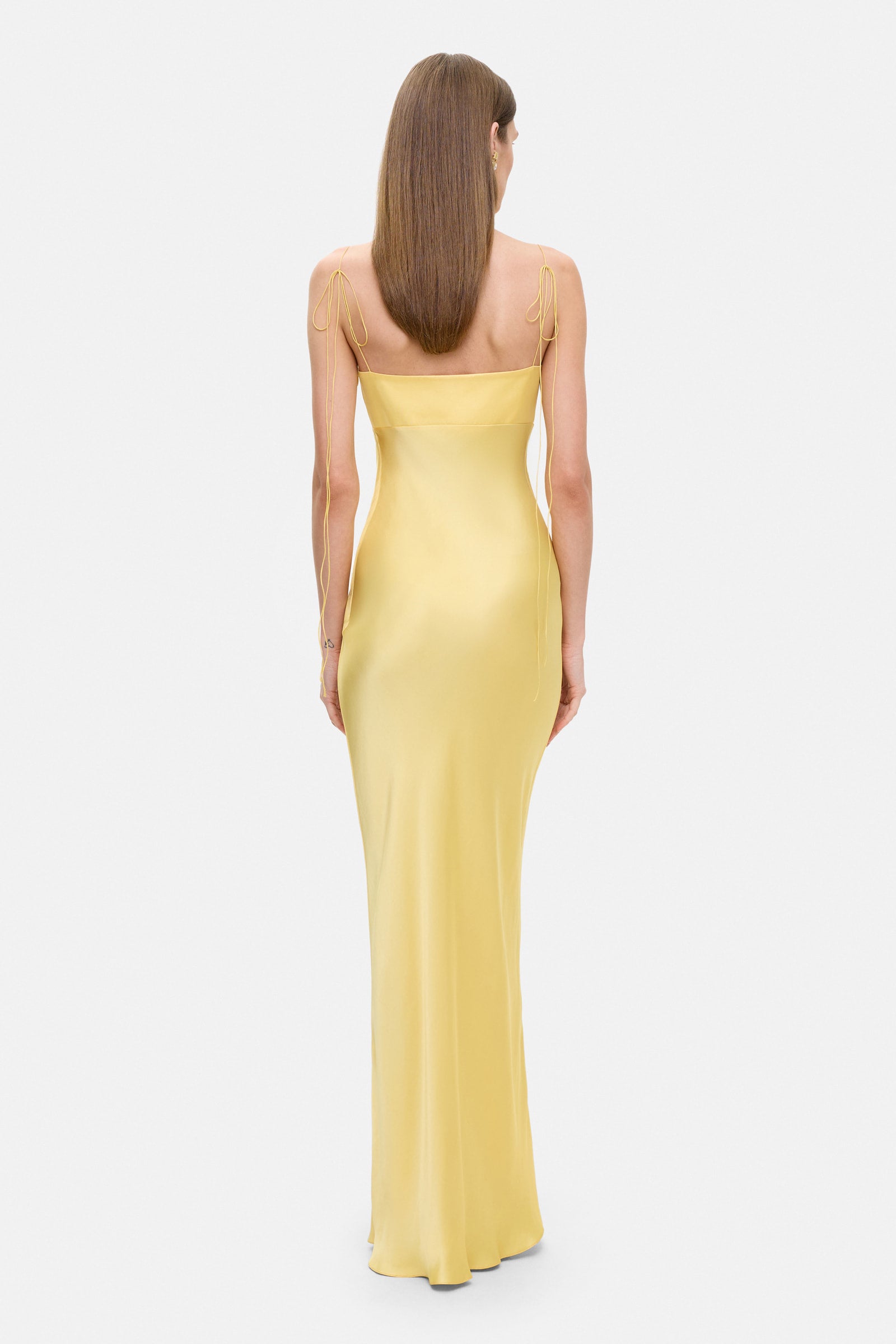 Model in Tulip dress back view