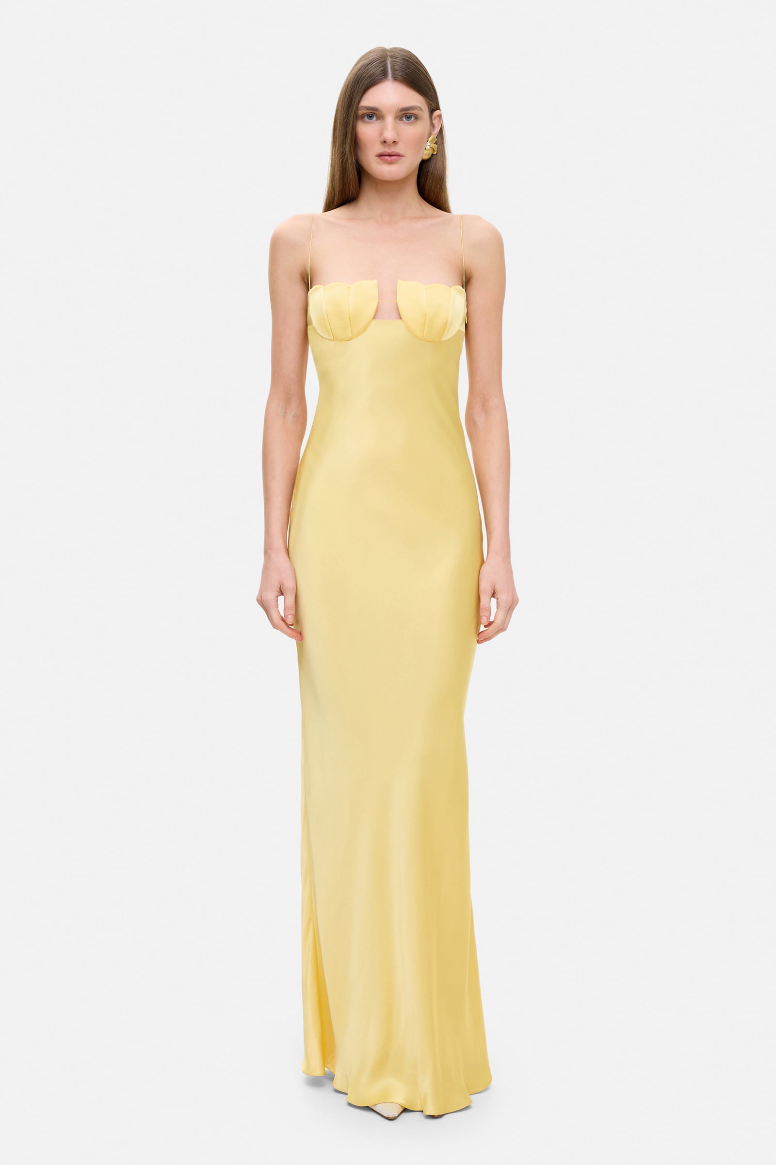 Model in Tulip dress front view