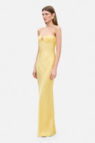 Model in Tulip dress side view