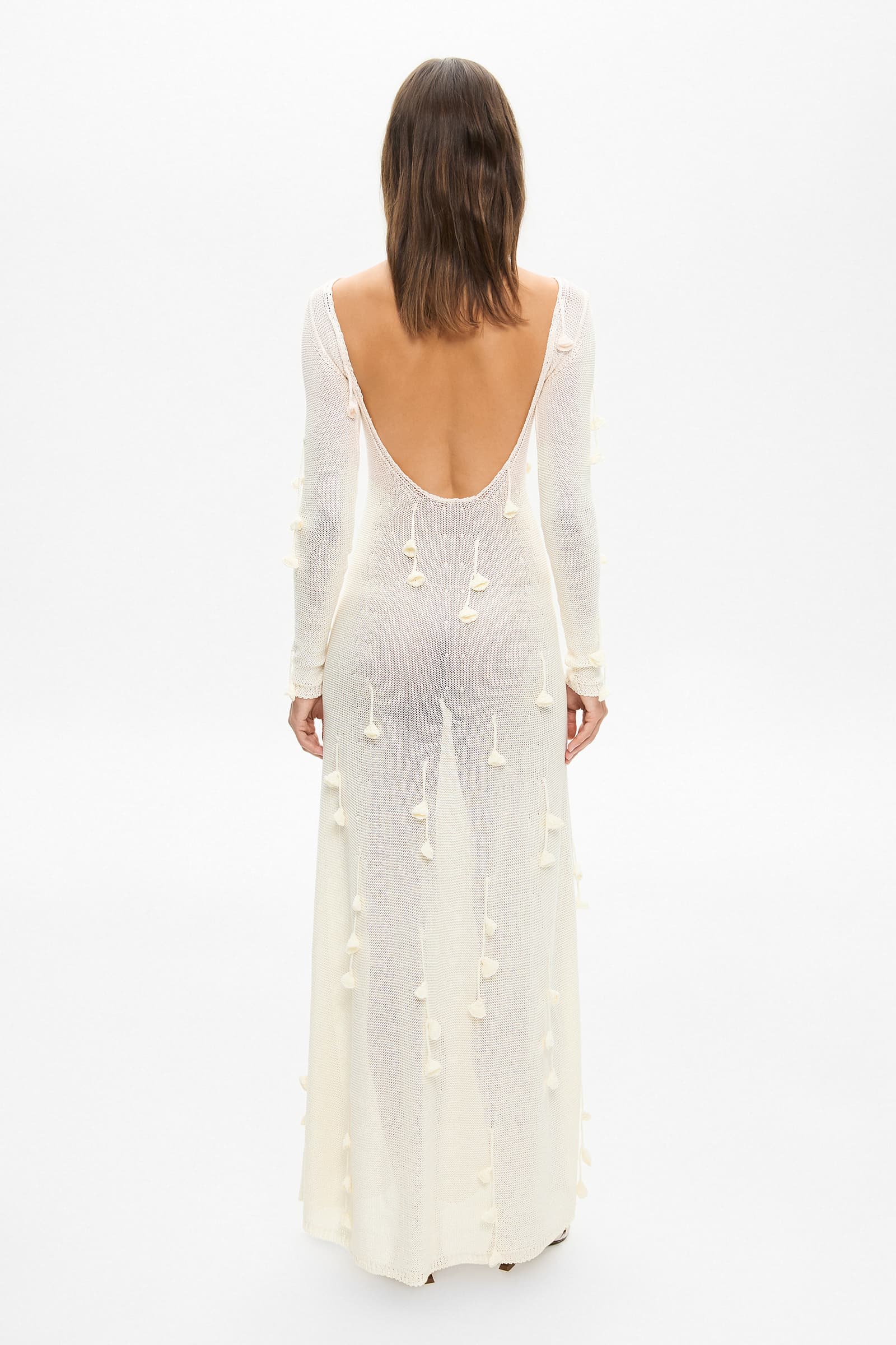 Model in Emmeline dress back view