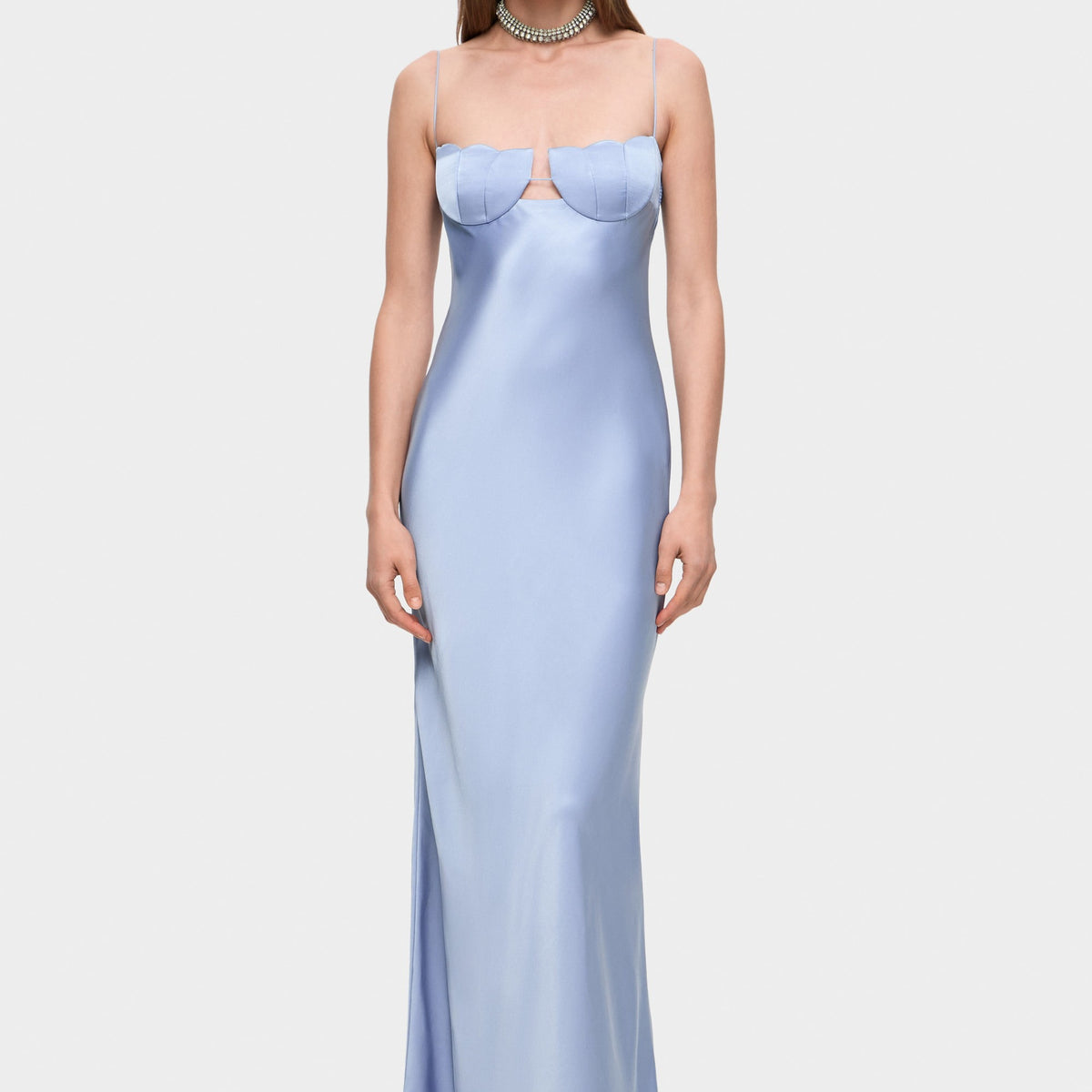 anna october tulip dress blue Tulip dress L / Light blue