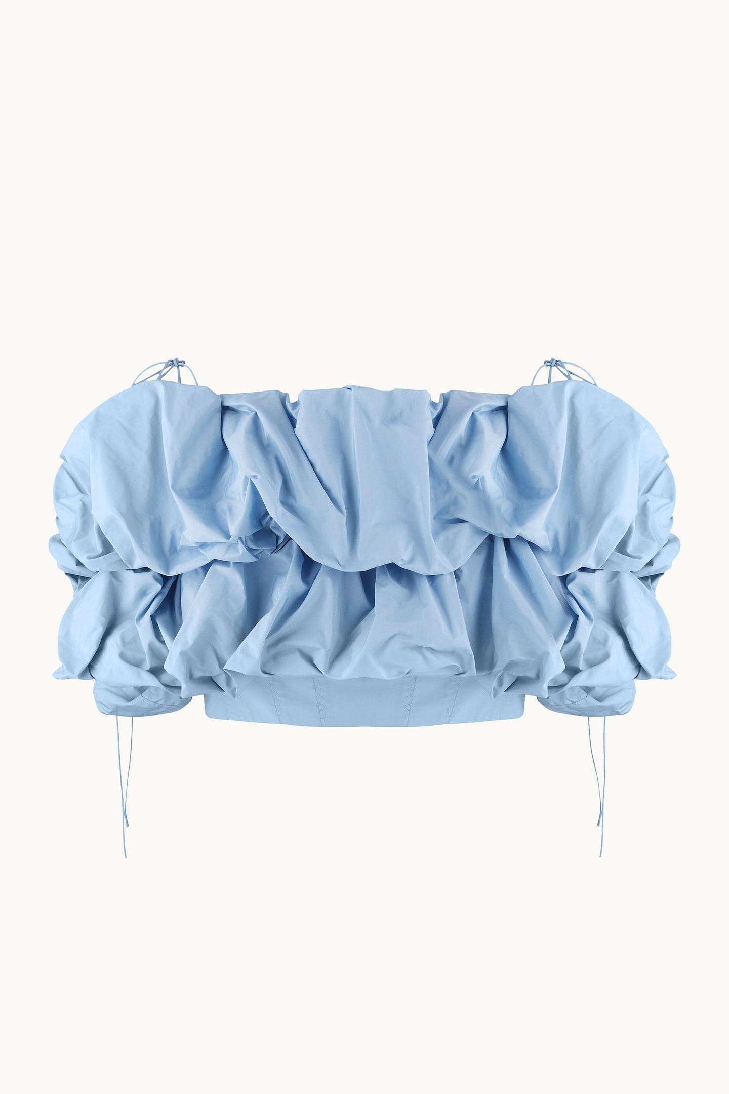 Antoinette baby blue top back view