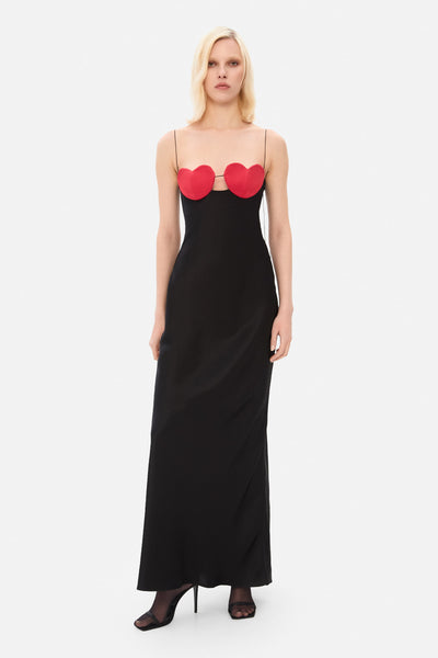 【韓国Attends アテンズ】Attends  dress (Black) Zapaka Women's Black Strapless Beading Ball Gown Formal