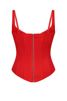 Corset-style Zhadana top with decored cups back view