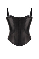 Ruslana leather corset back view