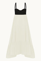 Cicely black/ivory dress back view