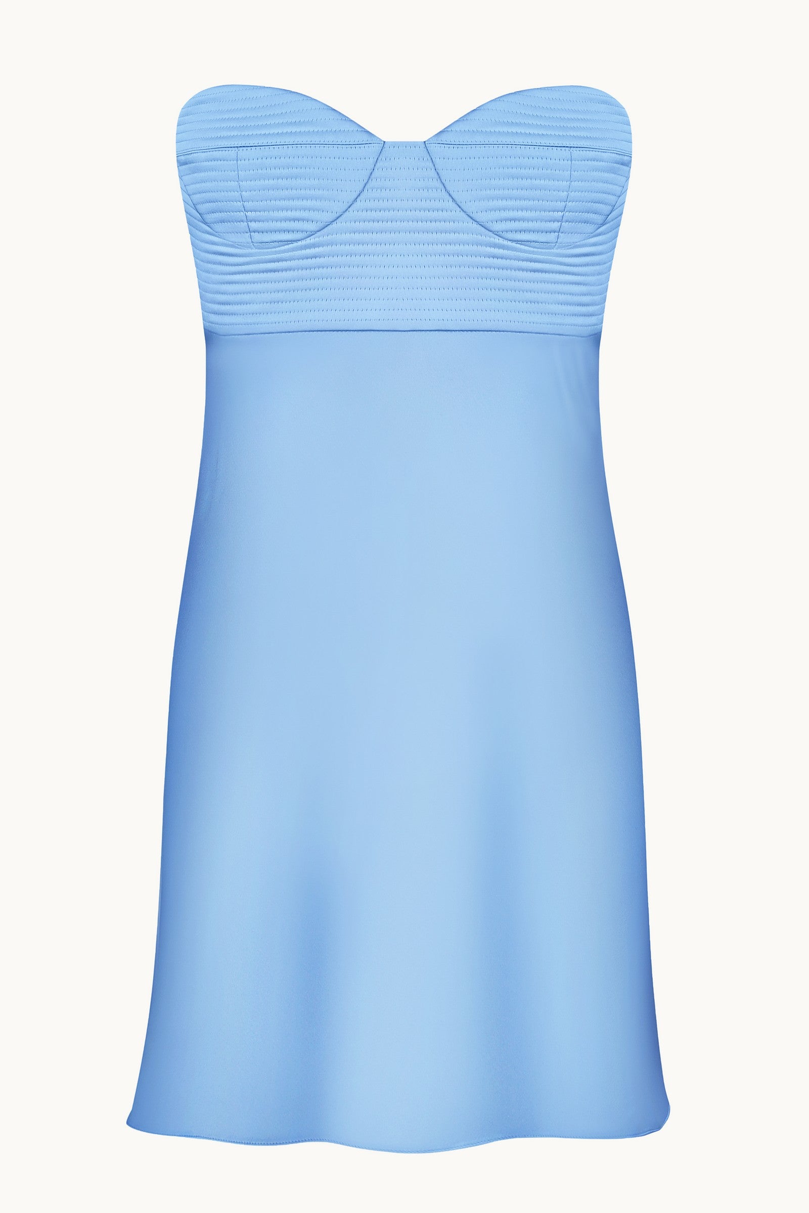 Jenny sky blue dress front view