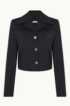 Nika black jacket front view