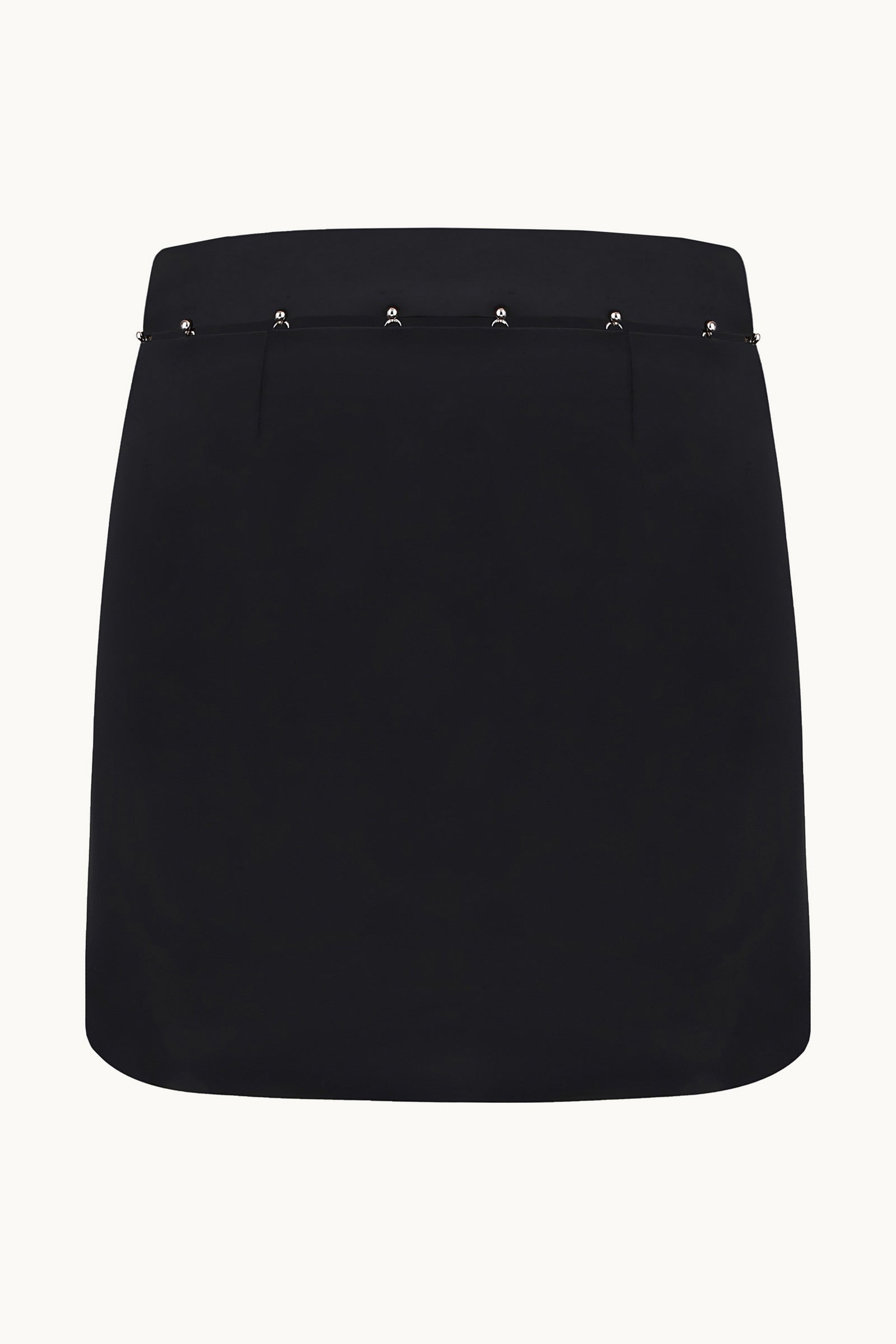 Sanna black skirt back view