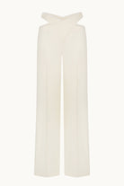 Nina ivory pants front view