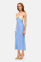 Model in Brigid dress side view