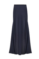Silk chiffon Lola maxi skirt back view
