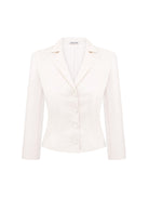 White Giada jacket on a white background, front view