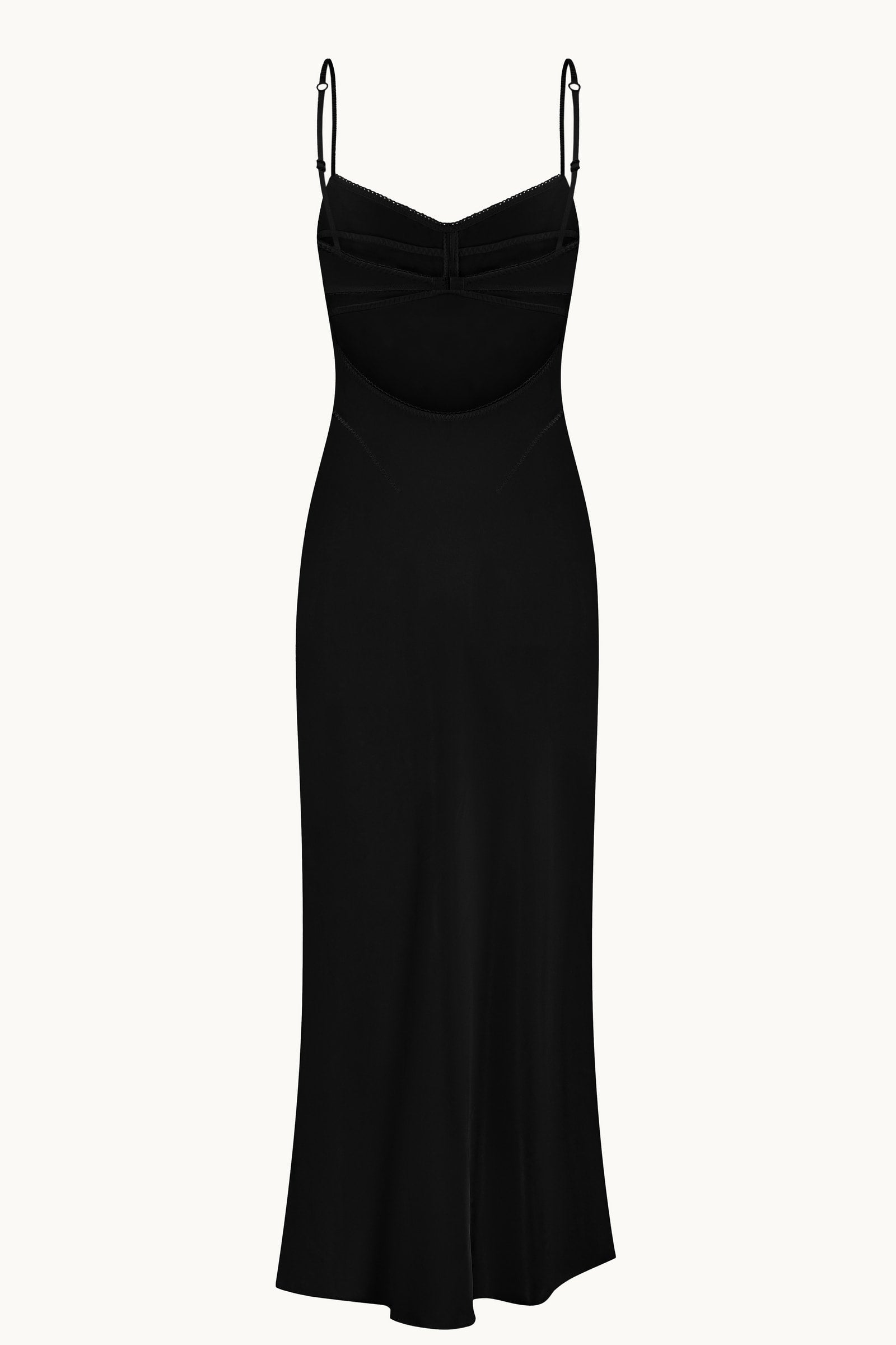 Georginat black dress black view