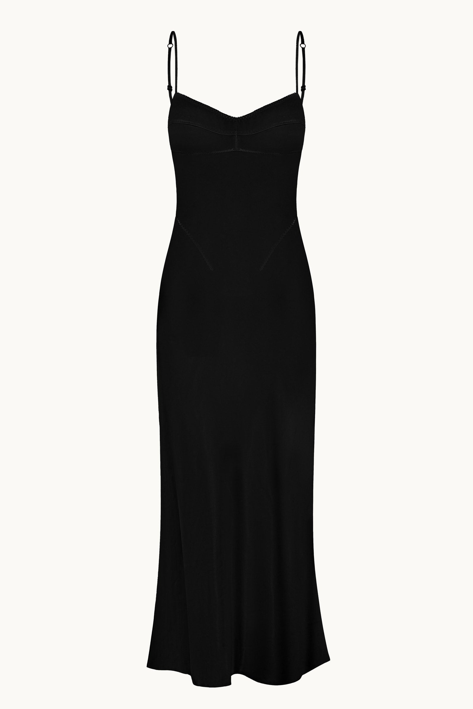 Georginat black dress front view