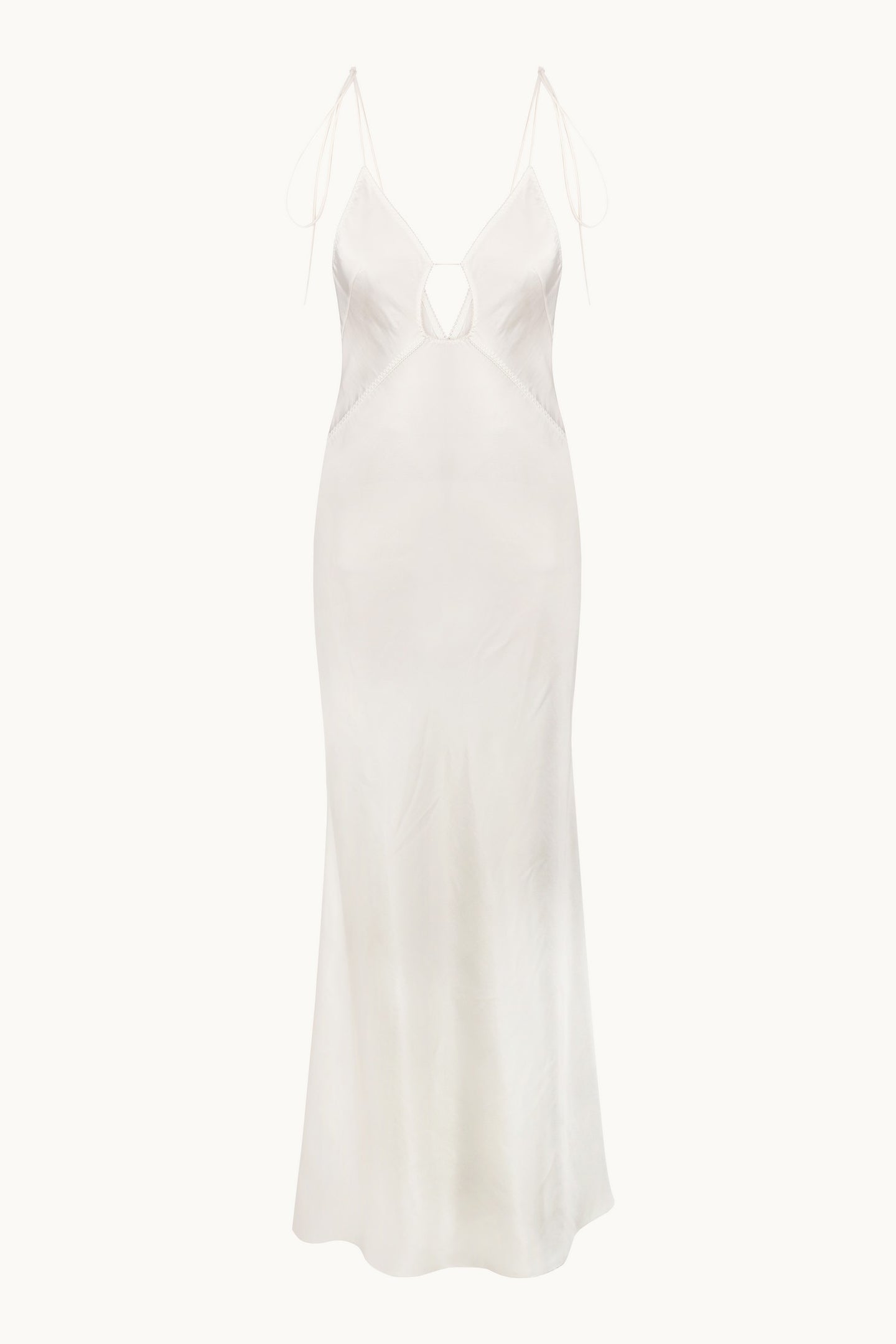 Terrin ivory dress front view