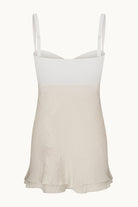 Tayra ivory dress back view