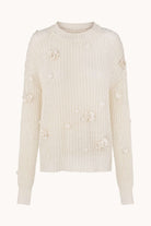 Shelly ivory sweater front view