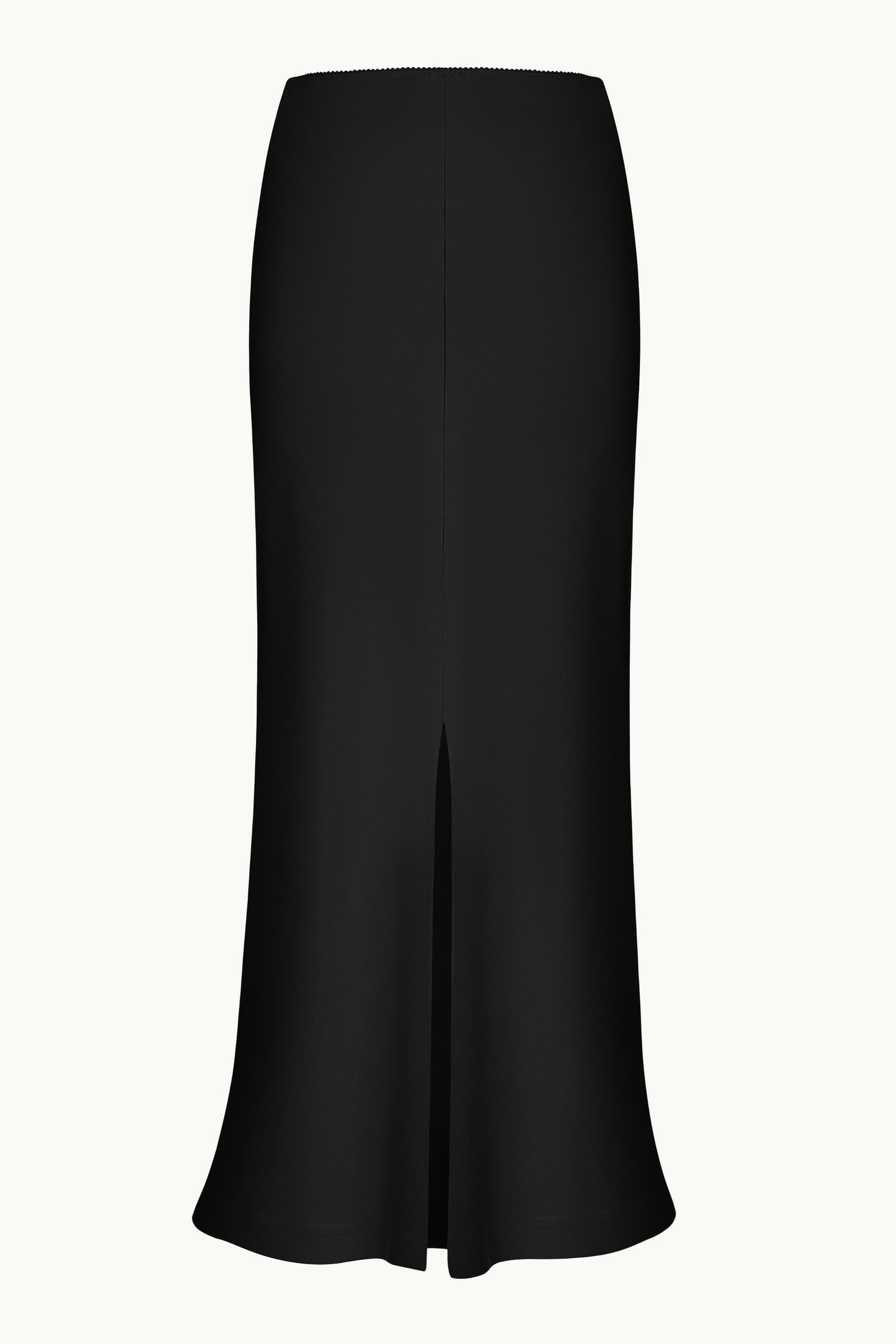 Rowena black skirt back view