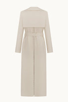 Nomy ivory trench back view