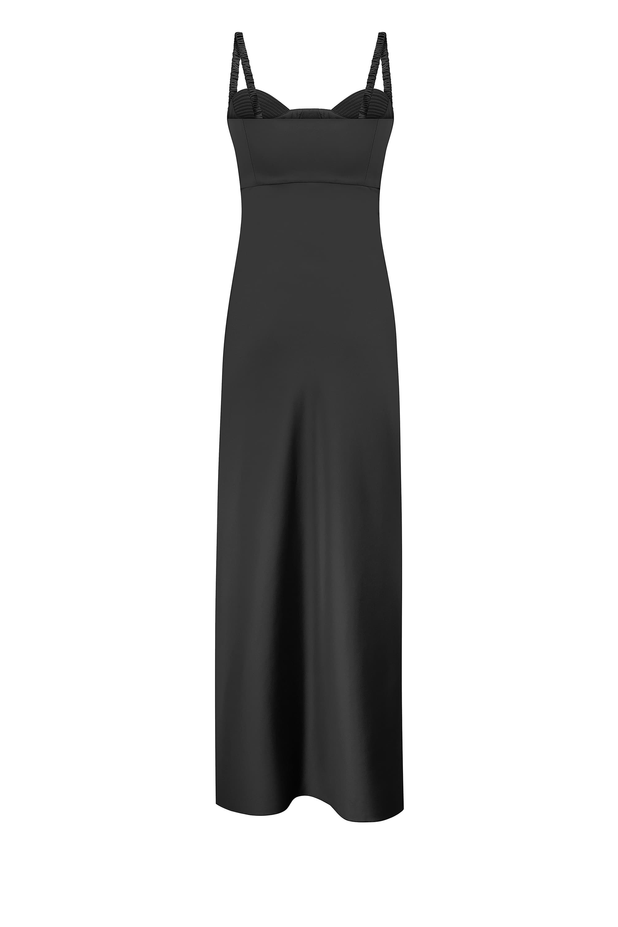 Maxi Yvette dress with cups back view