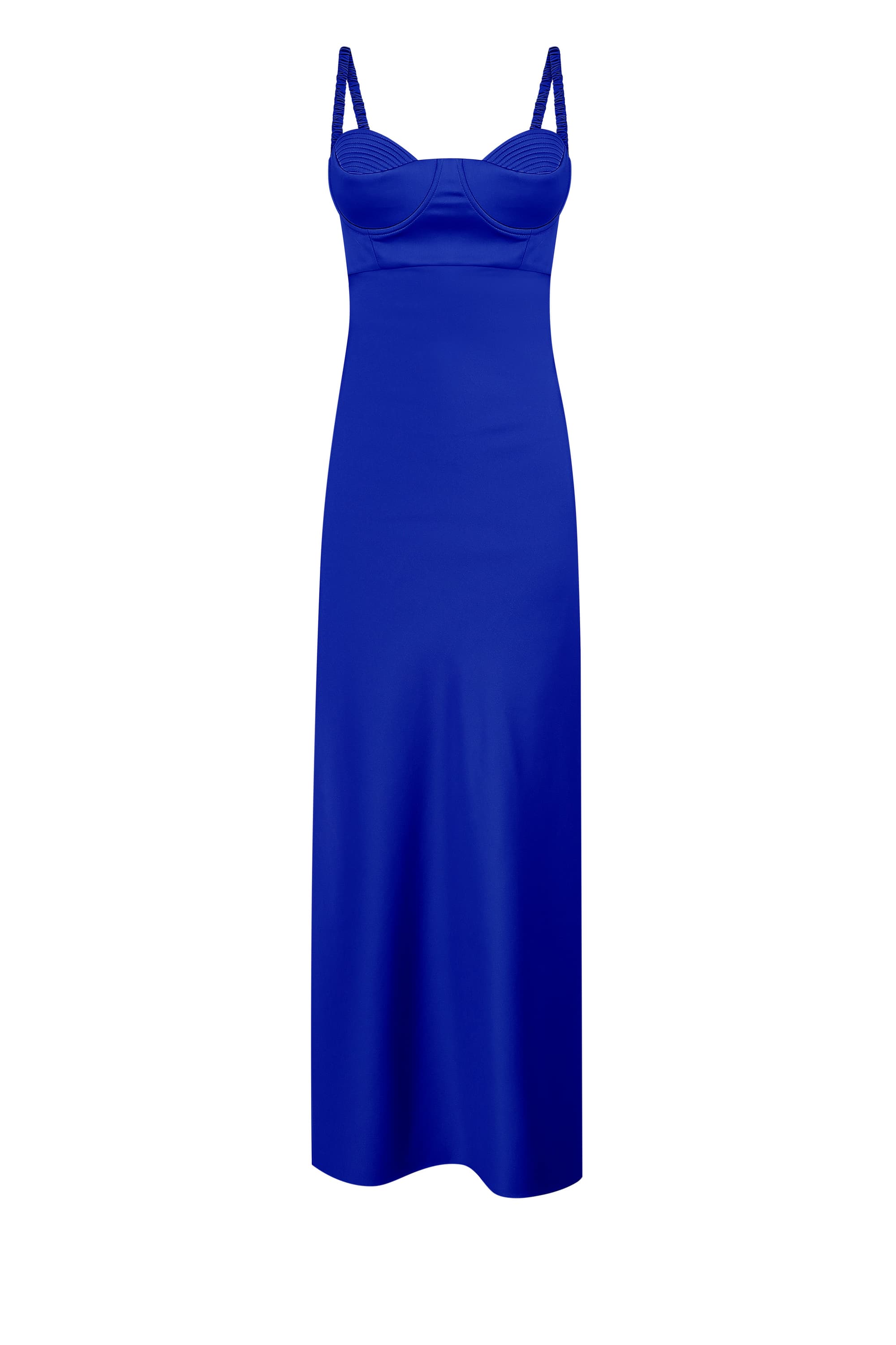 Maxi Yvette dress with cups front view