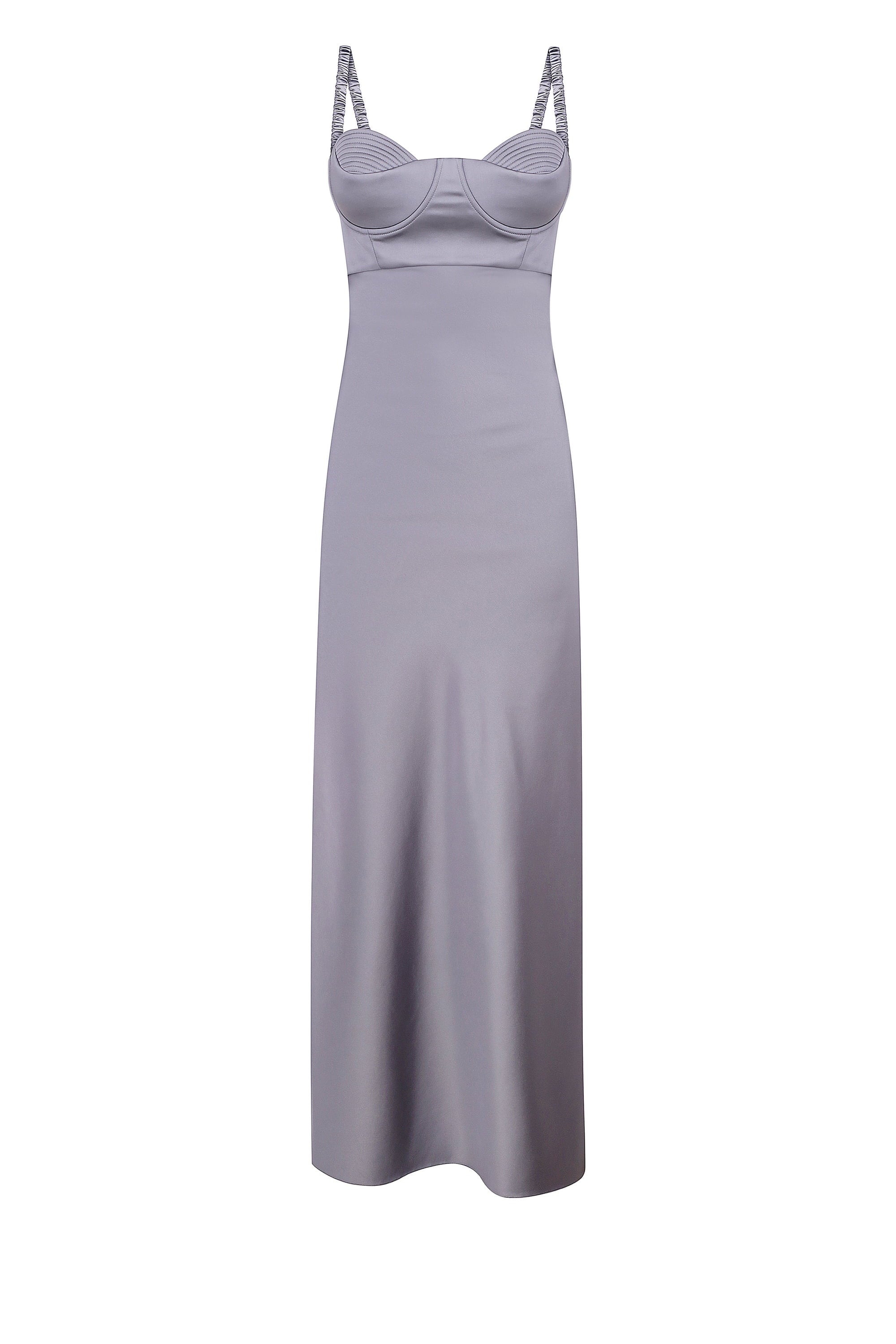 Maxi Yvette dress with cups front view