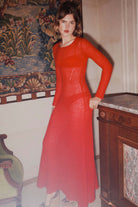 Model in Armeria dress