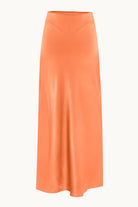 Voleta orange skirt front view