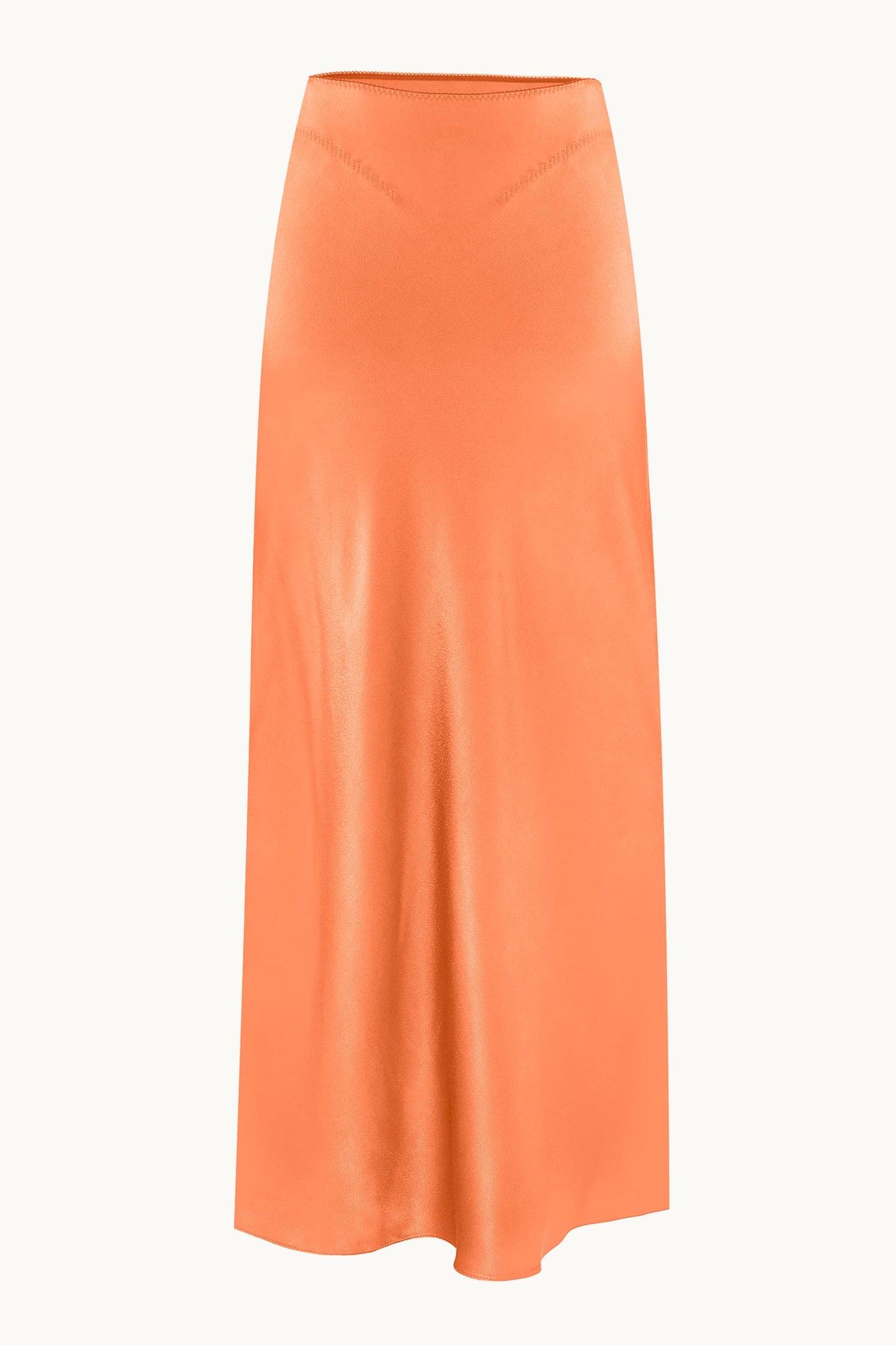 Voleta orange skirt front view