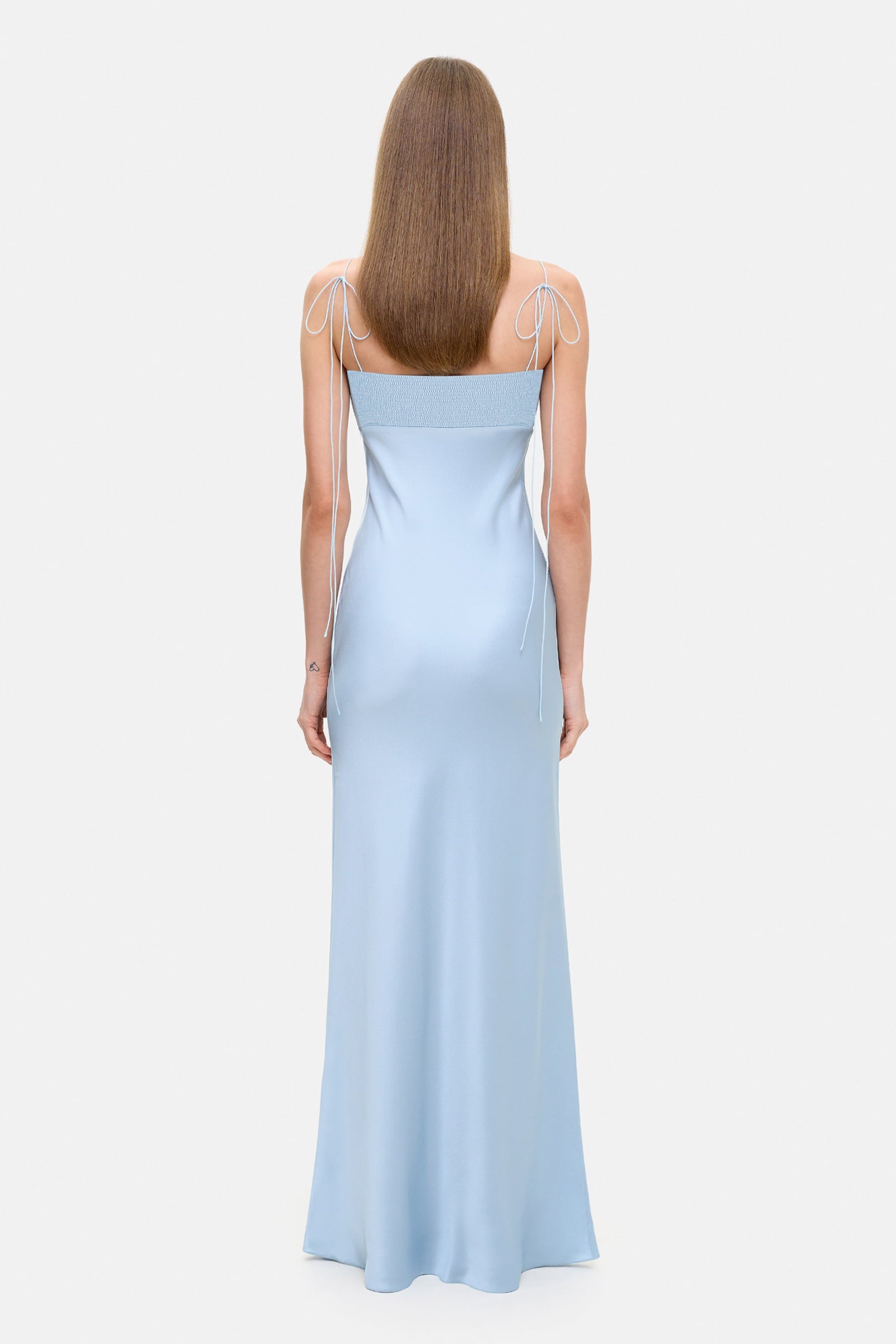 Model in Tulip dress back view