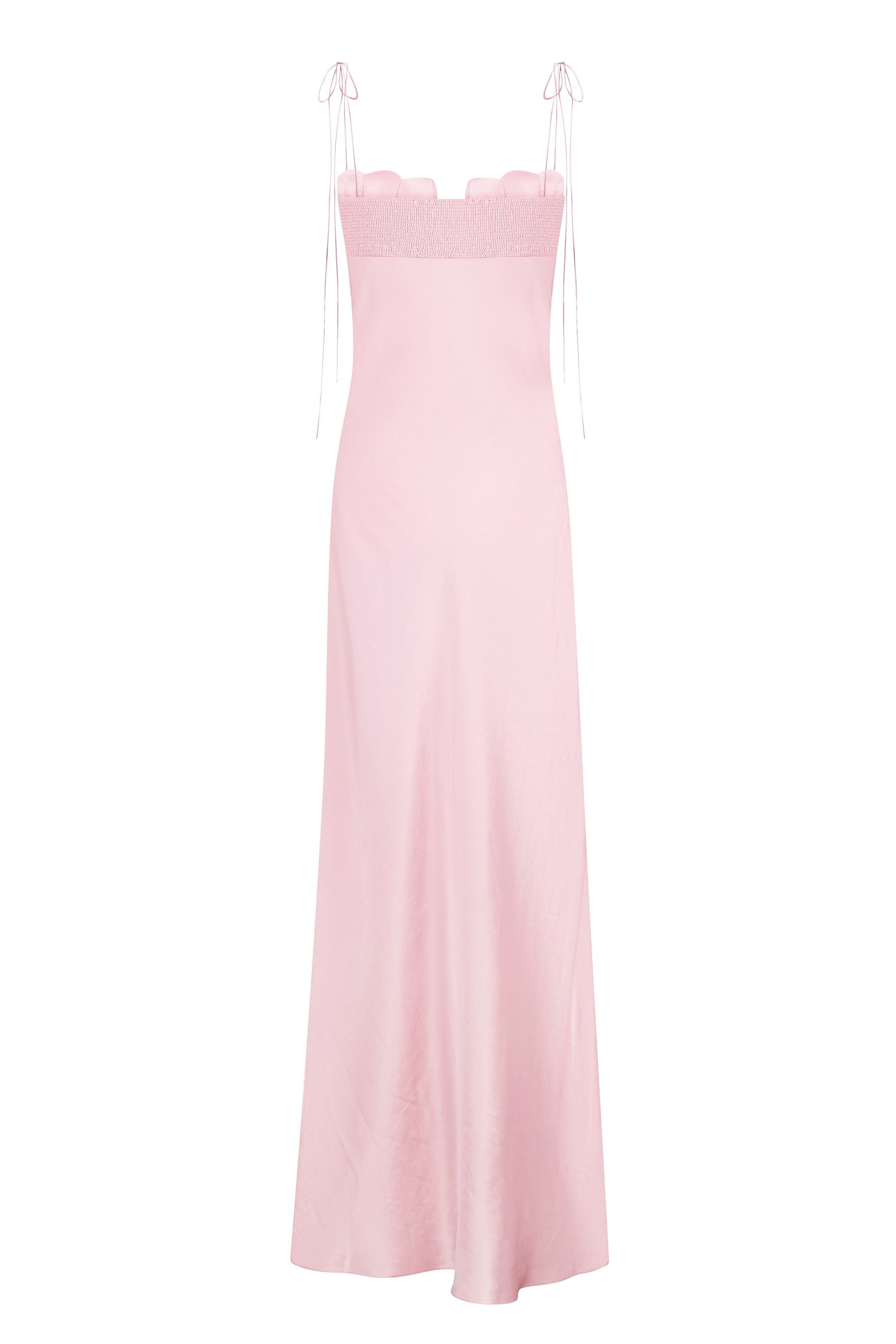 Tulip pink dress back view