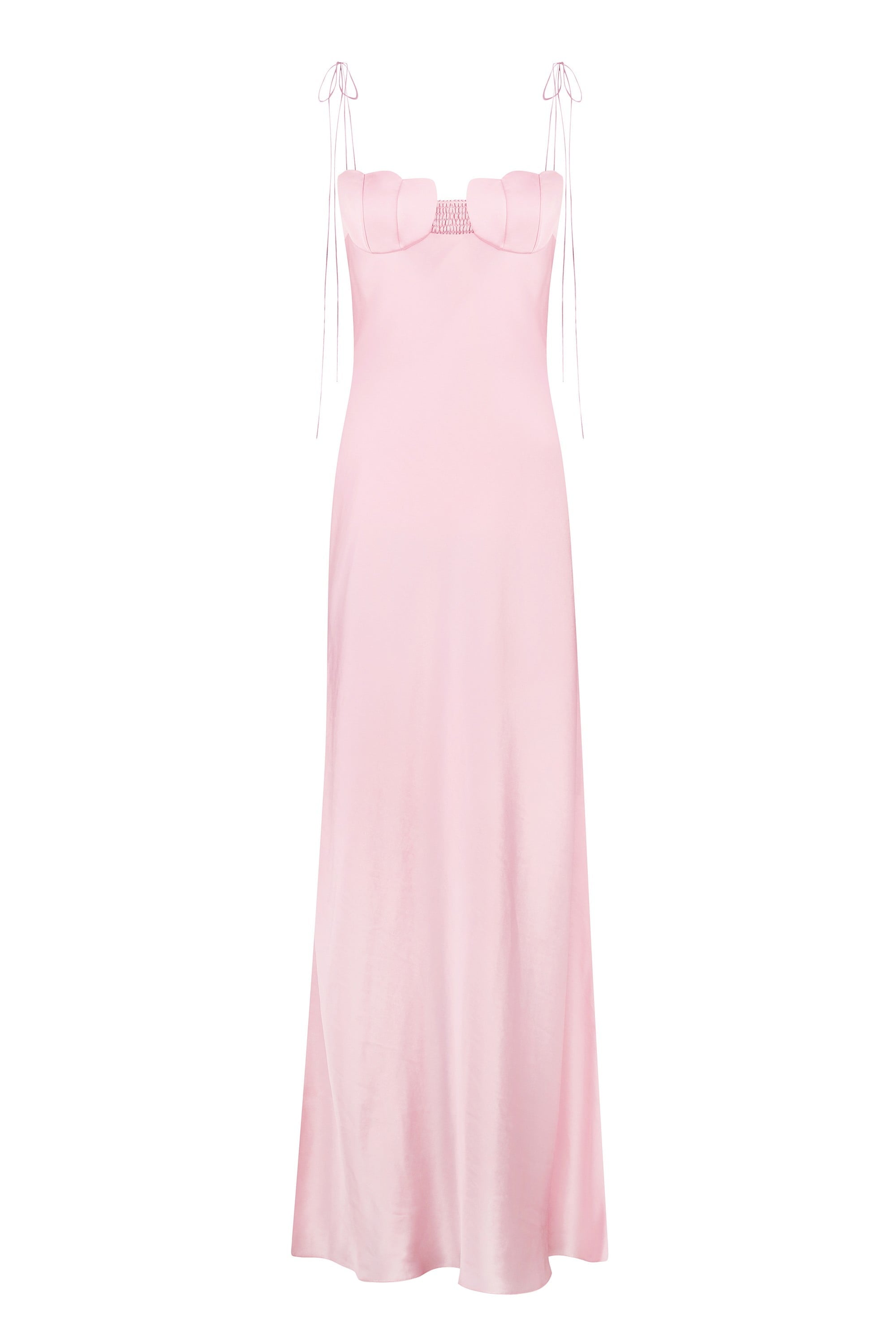 Tulip pink dress front view