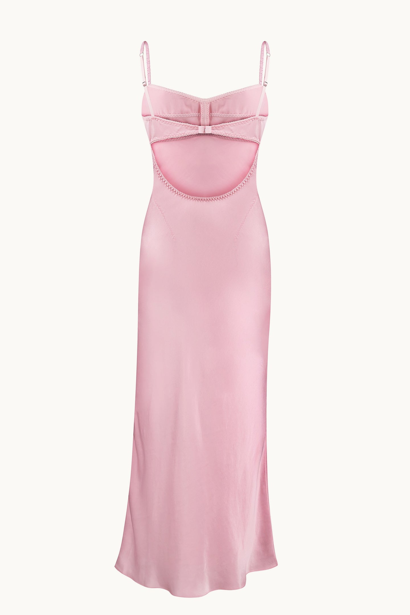 Waterlily pink dress back view