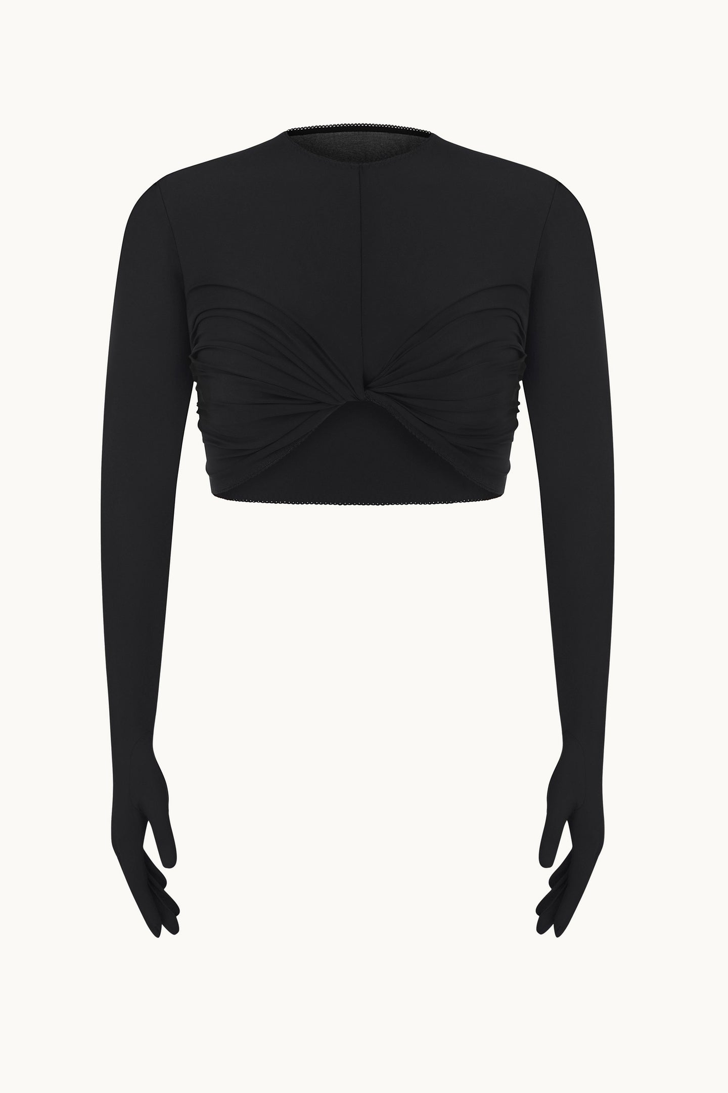 Maia black top front view