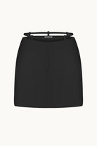 Keren black skirt front view