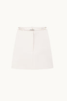 Keren ivory skirt front view