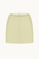 Keren yellow skirt front view