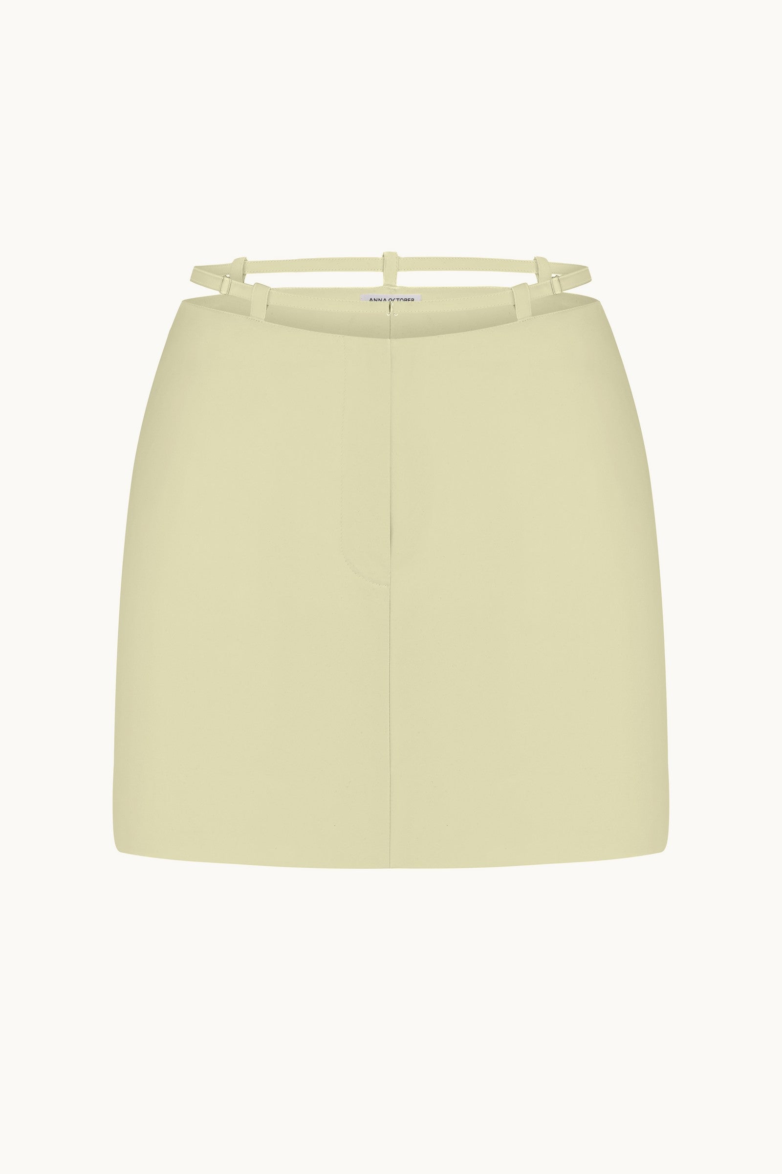 Keren yellow skirt front view