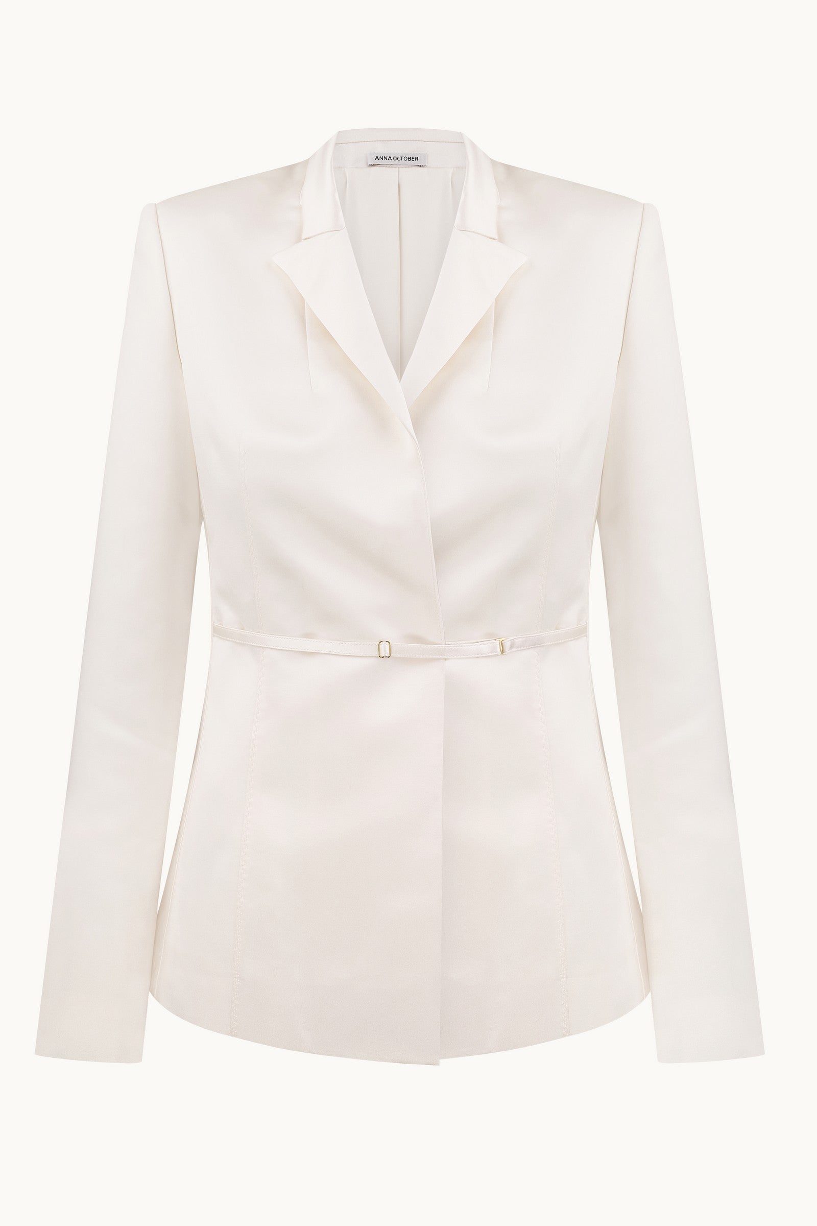 Talisa ivory jacket front view