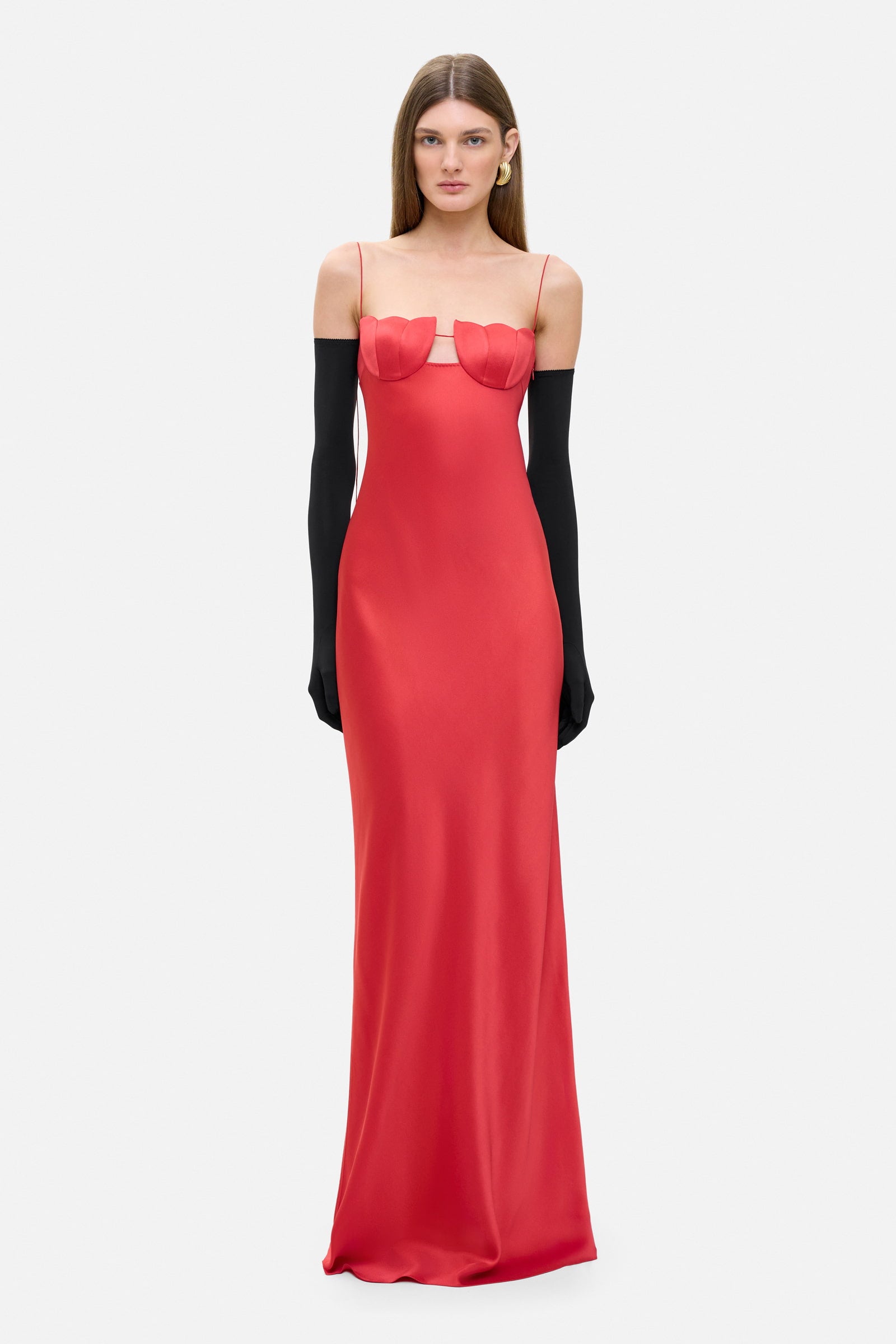 ■The tis■ TULIP TUCK DRESS_TT4W601BK Tulip dress – Anna October