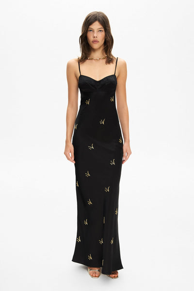ブラックパールズ blackpearls anna Aurora Phantom ss2518-maxi-beaded-waterlily-