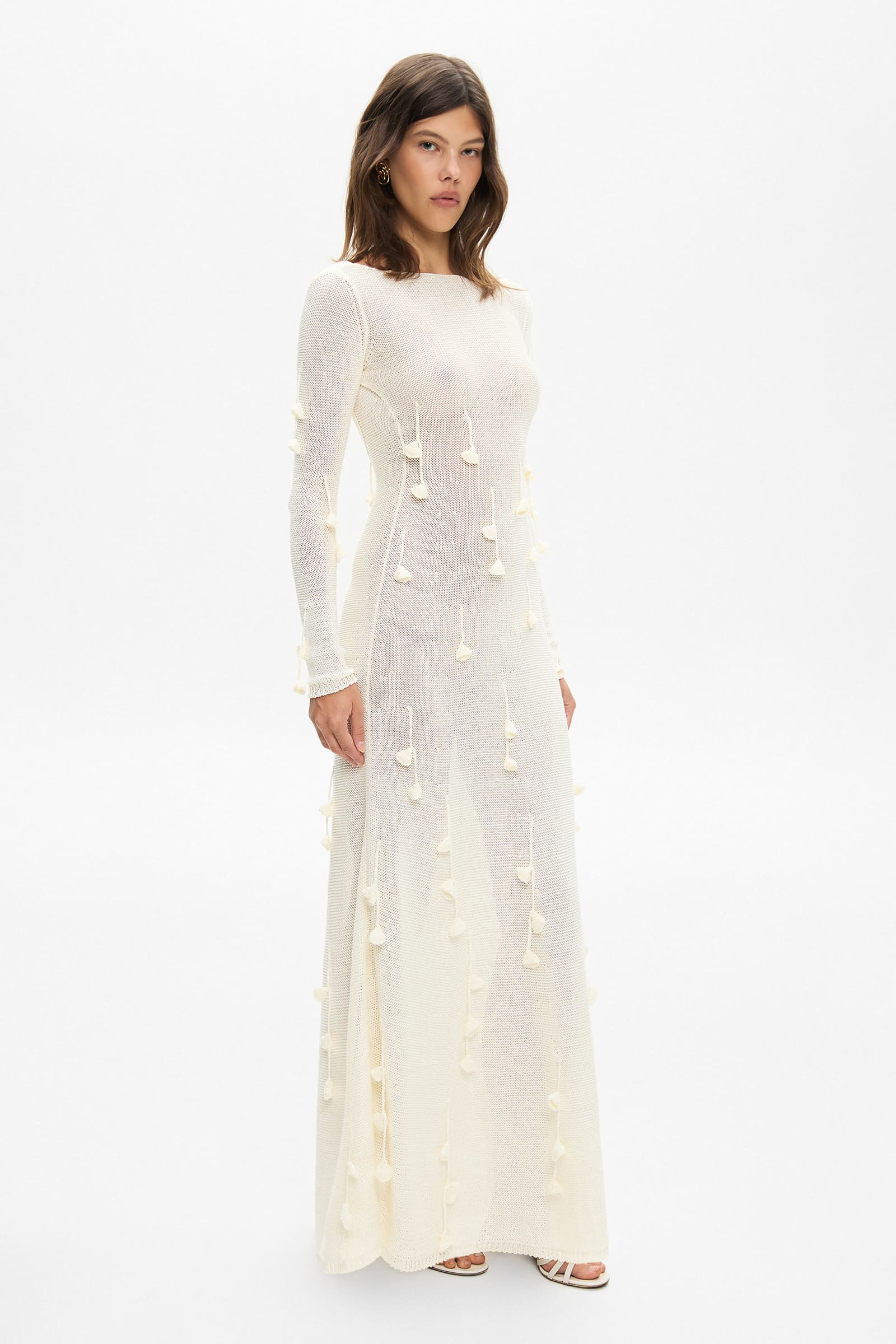 Model in Emmeline dress side view