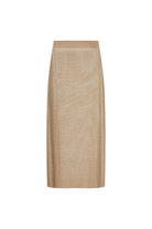Roxanne midi straight skirt back view