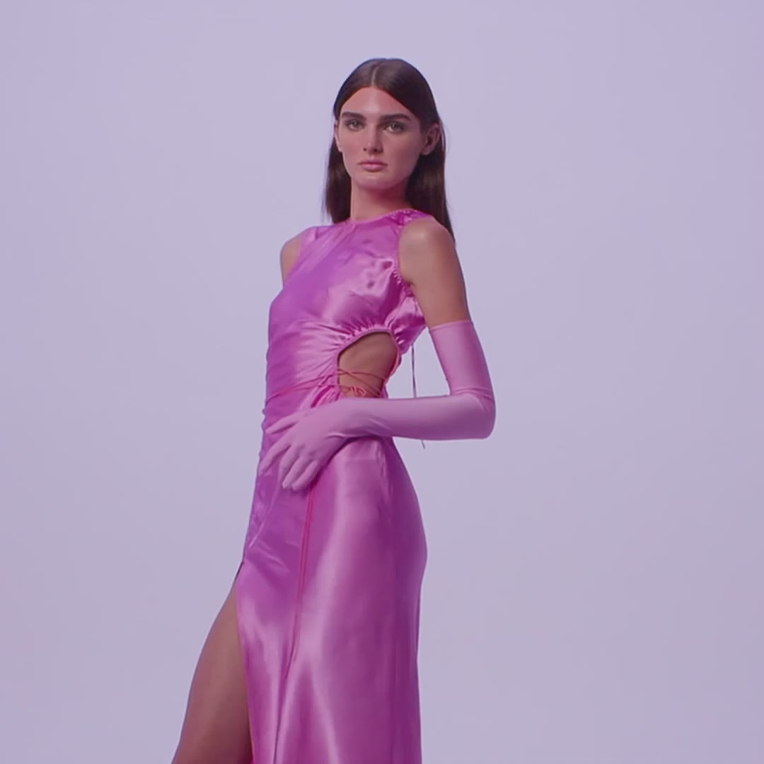 Shu pink dress video