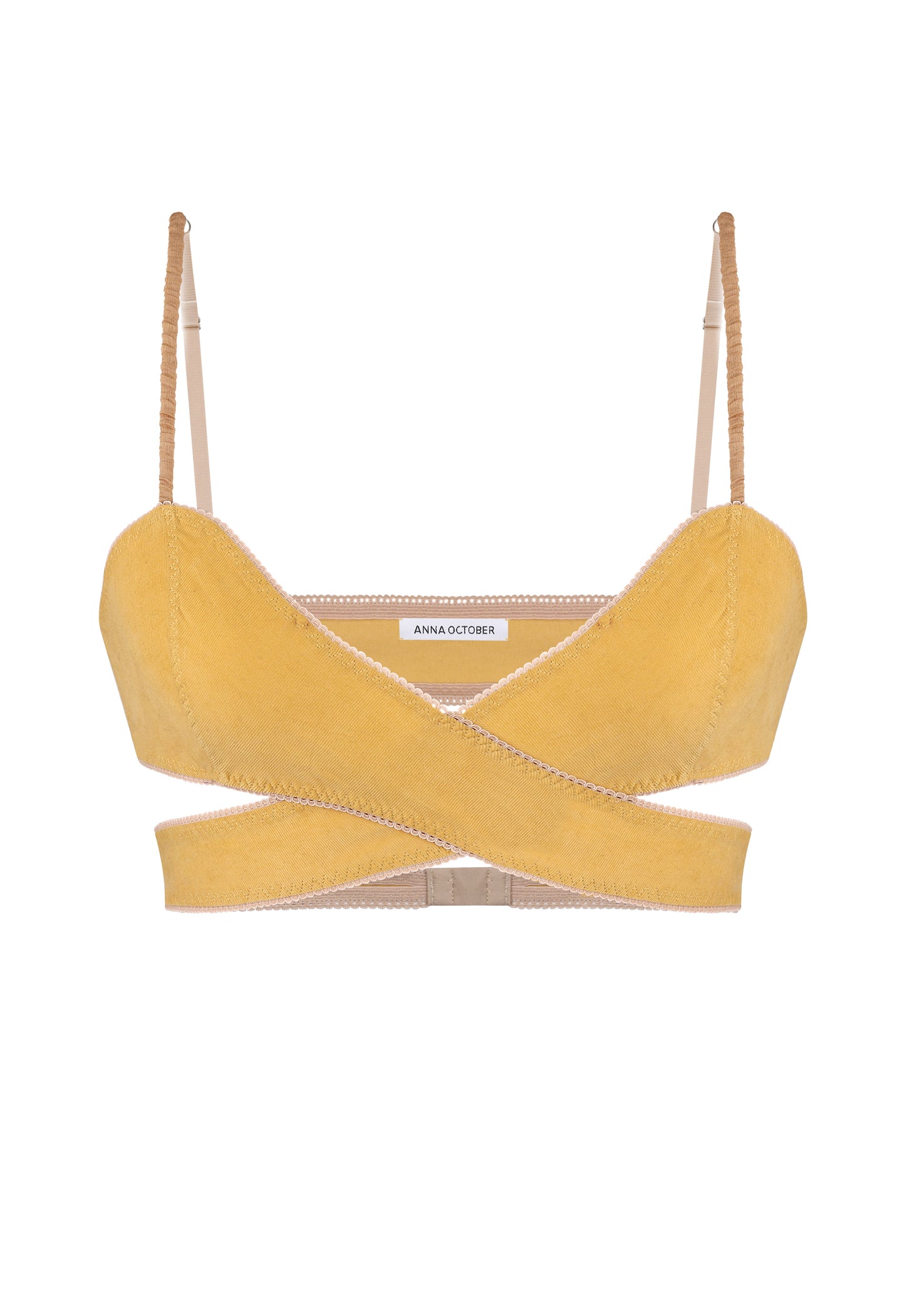 Alice yellow brassiere front view