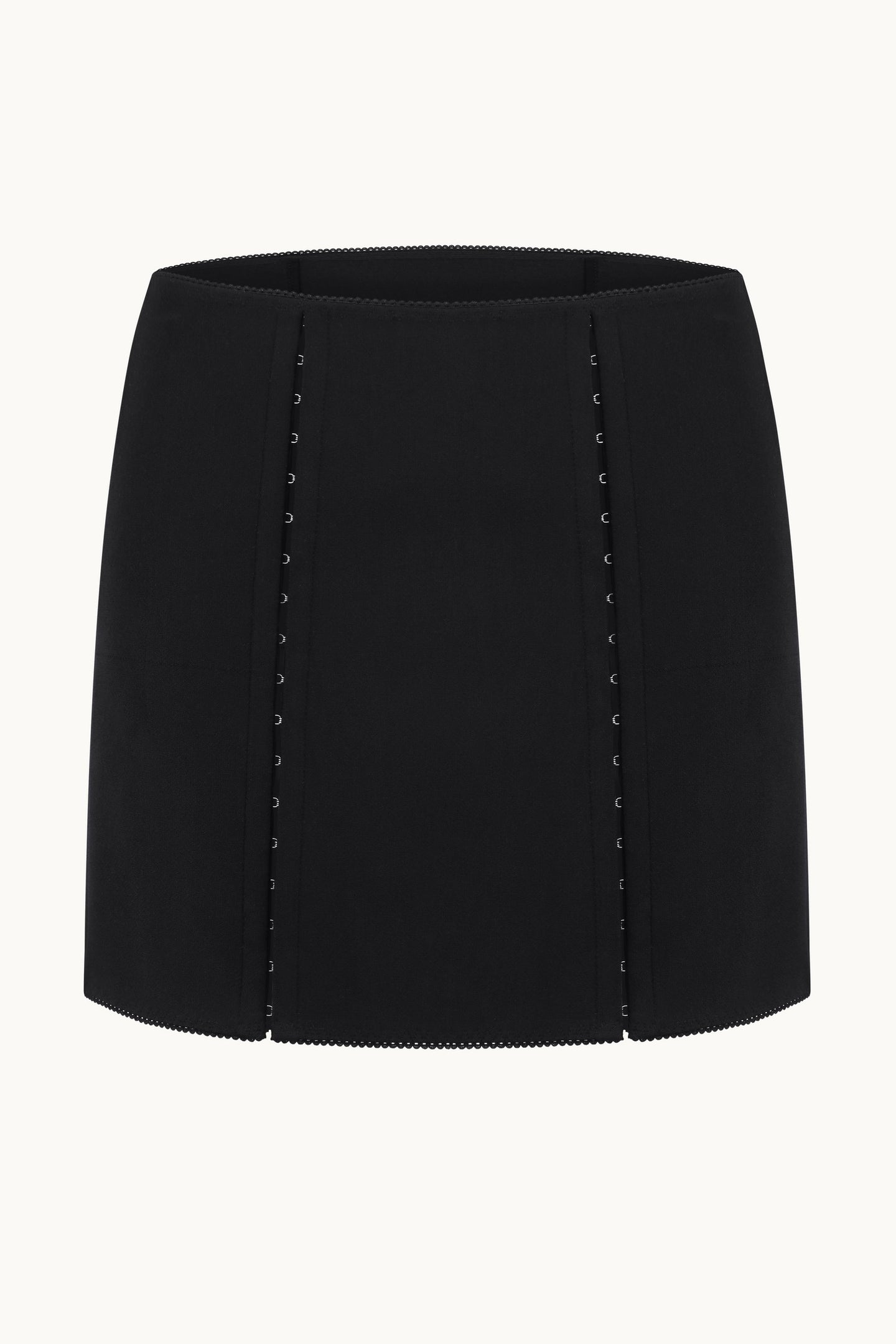 Barbe black skirt front view
