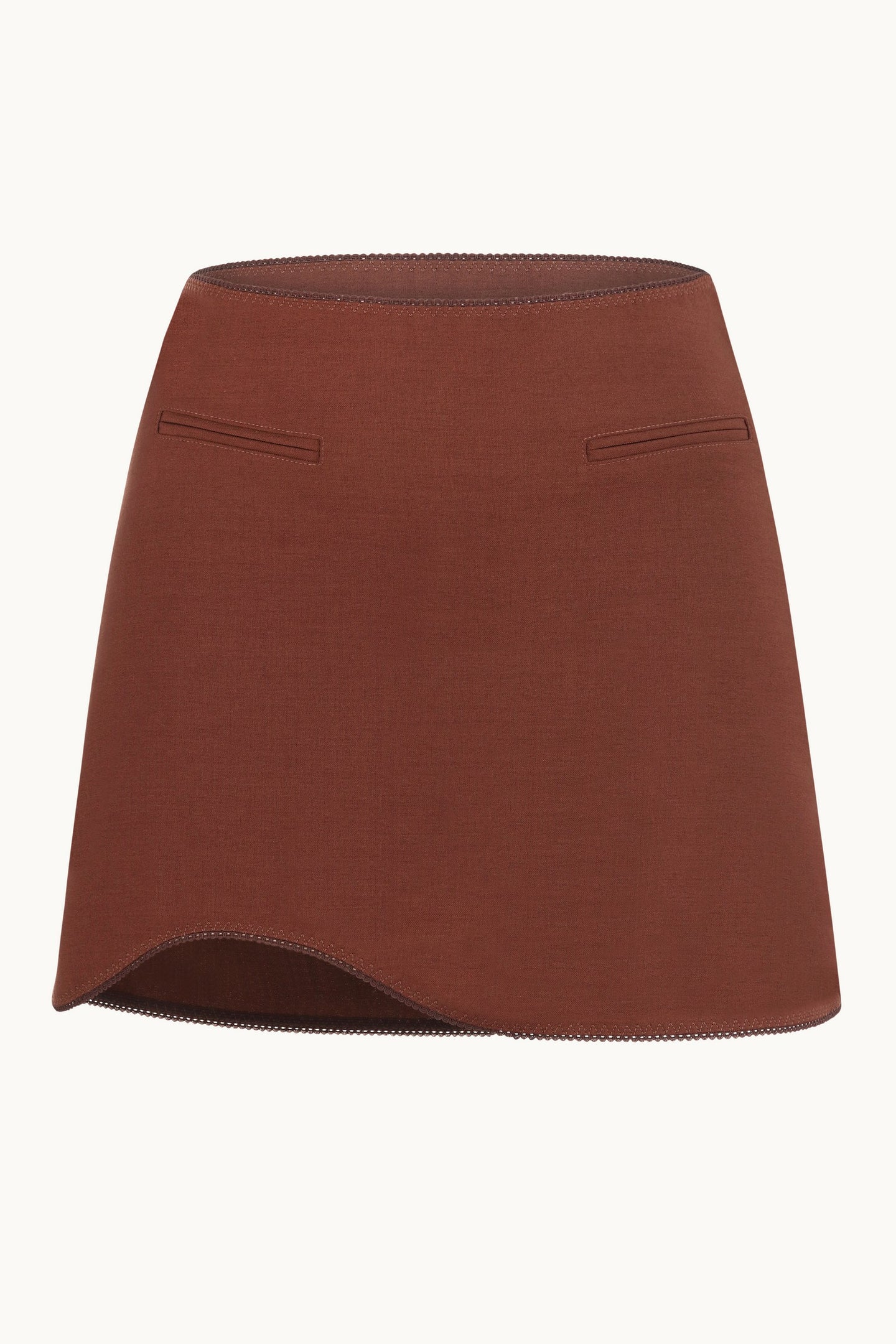 Anaïs brown skirt front view