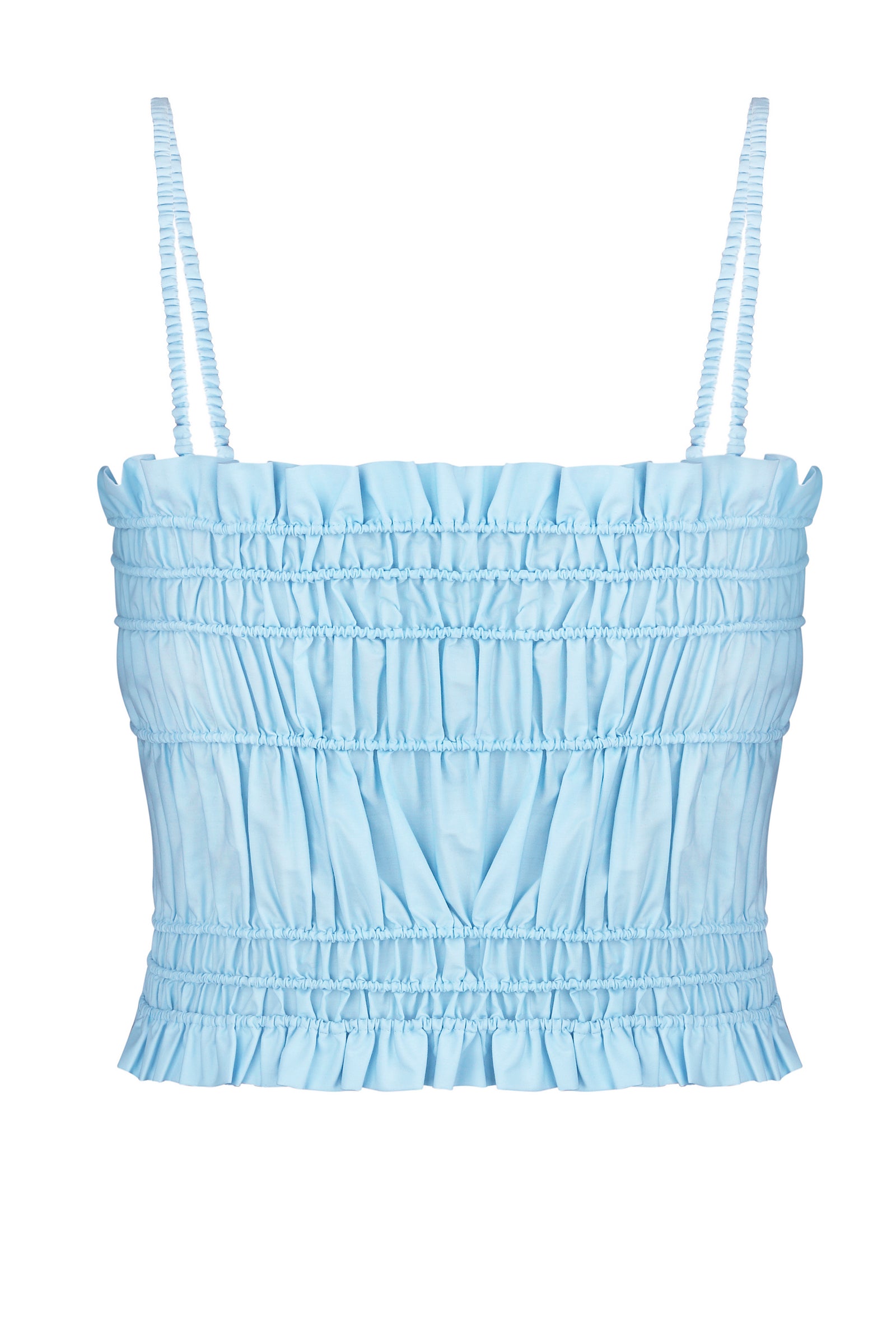 Margarita sky blue top back view